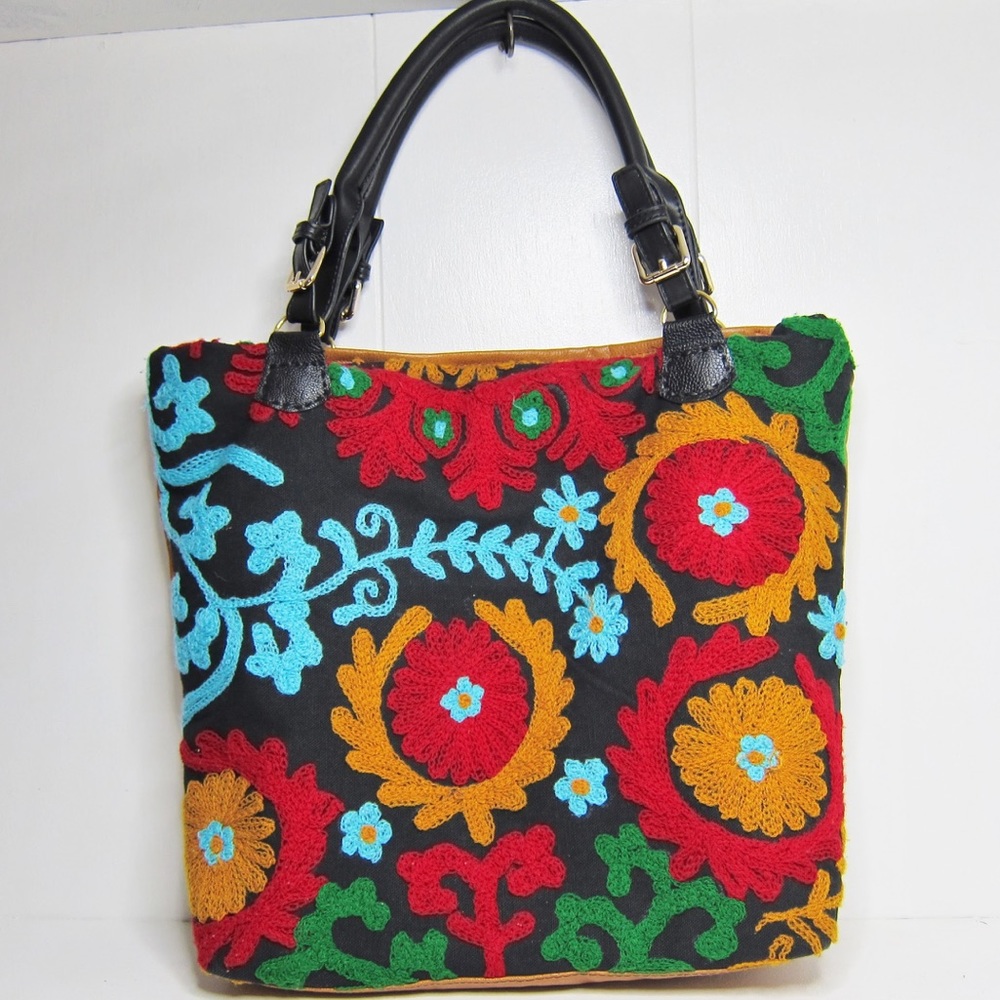 Embroidered Handmade Handbag